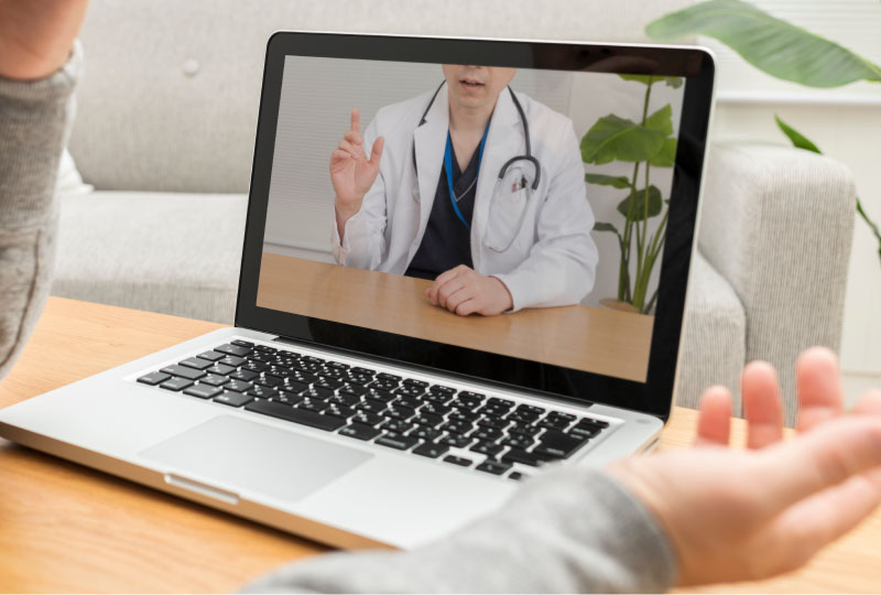 医者によるセミナー動画の写真